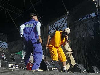 Mzekezeke at the Youth Day Celebrations, Grand Parade, Cape Town. © Eugene Arries